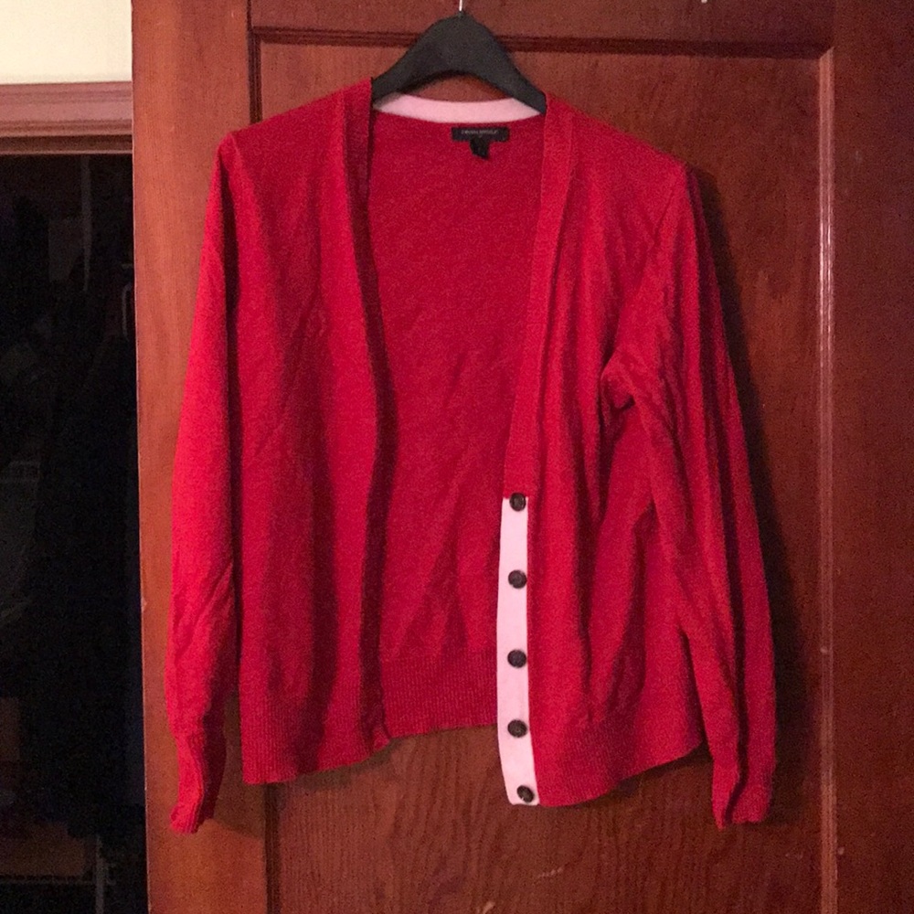 Red banana republic cardi